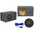 Kicker 44CVX152 15  CVX Comp VX 1000w RMS Car Subwoofer+Vented Sub Box Enclosure Supply