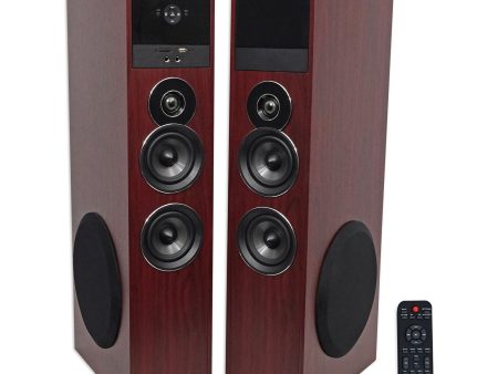 Tower Speaker Home Theater System+8  Sub For Vizio D-Series Television TV-Wood Online Sale