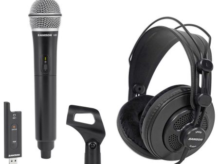 Samson Gaming Streaming Twitch Kit w XPD2 Wireless Mic Clip+SR850 Headphones Sale