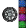 KICKER 45KMF124 12  350 Watt Marine Boat Subwoofer w Charcoal LED Grille KMF12 Supply