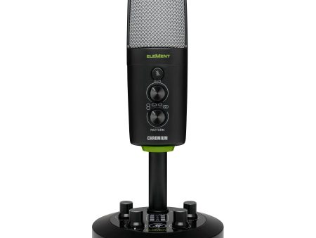 Mackie Chromium USB Recording Zoom Podcast Streaming Microphone w Built-in Mixer Discount