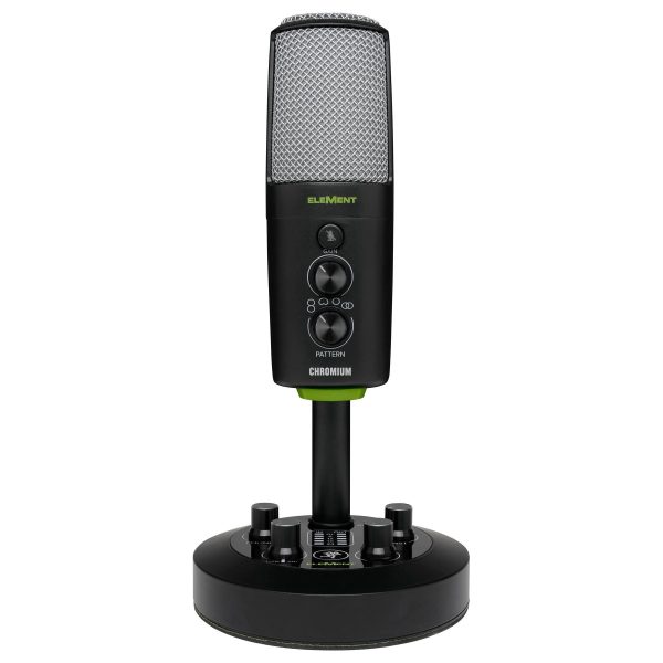 Mackie Chromium USB Recording Zoom Podcast Streaming Microphone w Built-in Mixer Discount