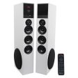 Tower Speaker Home Theater System w Sub For LG UK6090PUA Television TV-White Cheap