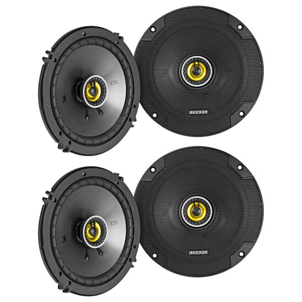 Kicker 46CSC 6.5  Front+Rear Speaker Replacement For 2004-2005 INFINITI M45 For Discount