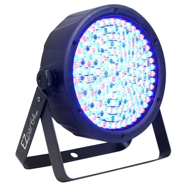 Chauvet DJ EZpar 64 RGBA Battery Power SlimPar Portable Par LED Wash Light Black For Discount