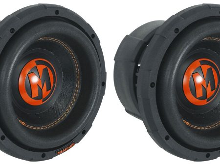 (2) Memphis Audio MOJO MJP844 8  1500w Competition Car Subwoofers DVC 4 ohm Subs Discount