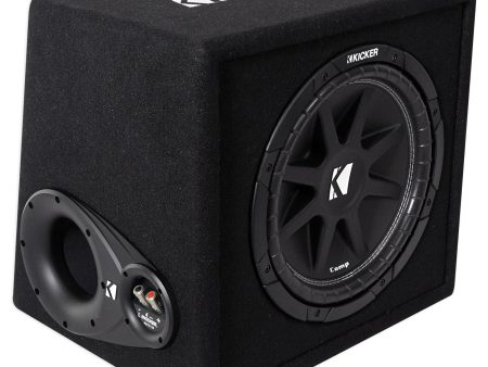 Kicker 43VC124 Comp 12  Subwoofer In Vented Sub Box Enclosure, 4-Ohm Online Hot Sale