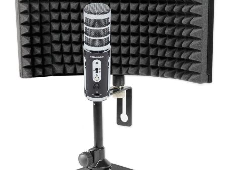 Samson Satellite Recording USB Microphone Computer Streaming Mic+Vocal Shield Supply