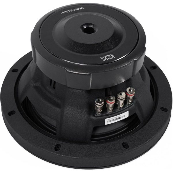 ALPINE S-W8D2 8  900w Car Audio Subwoofer DVC Dual 2-Ohm Sub+Bluetooth Speaker Online Sale