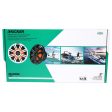 2) Dual KICKER 45KM84L 8  1200w Marine Boat LED Wakeboard Speakers+Amplifier+Kit on Sale