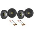 Kicker CSC Front+Rear 6.5  Speaker Replacement Kit For 2007-2012 Nissan Altima Sale