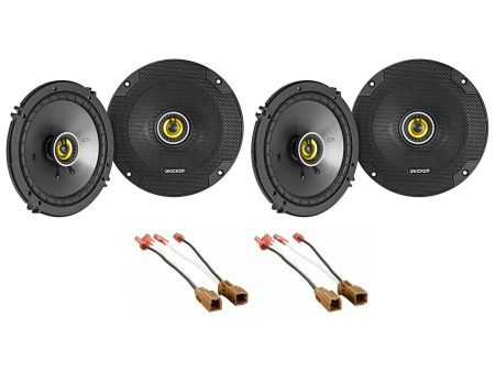 Kicker CSC Front+Rear 6.5  Speaker Replacement Kit For 2007-2012 Nissan Altima Sale