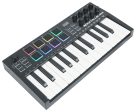 Rockville M25 BLACK 25 Key USB Wireless MIDI Keyboard Controller With Bluetooth Online now