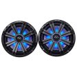 Pair Dual KICKER 45KM84L 8  1200w Marine Boat LED Wakeboard Tower Speakers KM8 on Sale