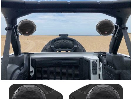 MTX Terminator Roll Bar+Soundbar Speakers For 2017-Up Jeep Wrangler JL 4 Door Fashion