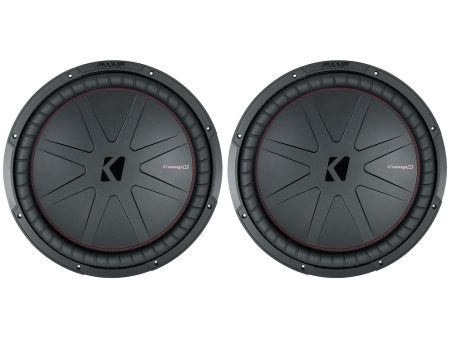 (2) Kicker 48CWR154 COMPR15 3200 Watt 15  Car Stereo Subwoofers Subs CWR15-4 Sale