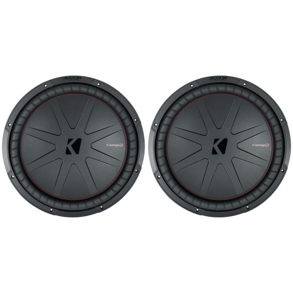 (2) Kicker 48CWR154 COMPR15 3200 Watt 15  Car Stereo Subwoofers Subs CWR15-4 Sale