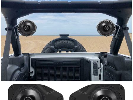 Alpine S 6.5  Roll Bar + Soundbar Speakers For 2017-Up Jeep Wrangler JL 4 Door on Sale