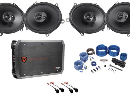 MTX Factory Speaker Replacement Kit+4-Ch Amp For 1999-2002 Ford Expedition For Cheap