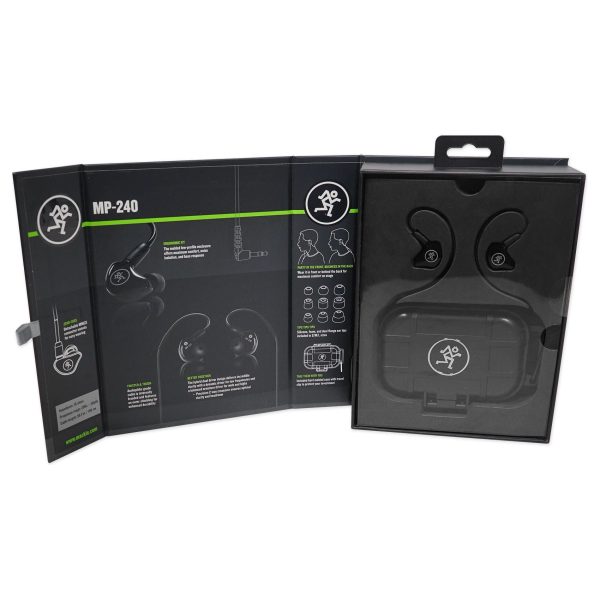 Mackie MP-240 Dual Hybrid Driver Professional In-Ear Monitors+Molded Carry Case For Discount