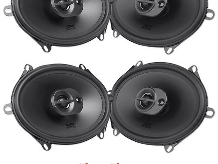 MTX Front+Rear Speaker Replacement Kit For 2005-2007 Ford F-250 350 450 550 Cheap