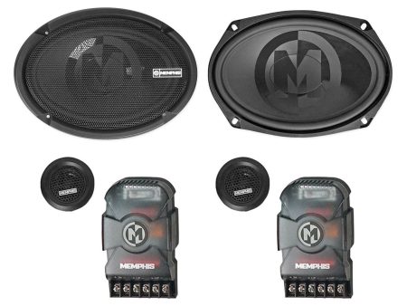 Memphis Audio PRX690C 6x9  120 Watt Car Component Speakers w Crossovers Fashion