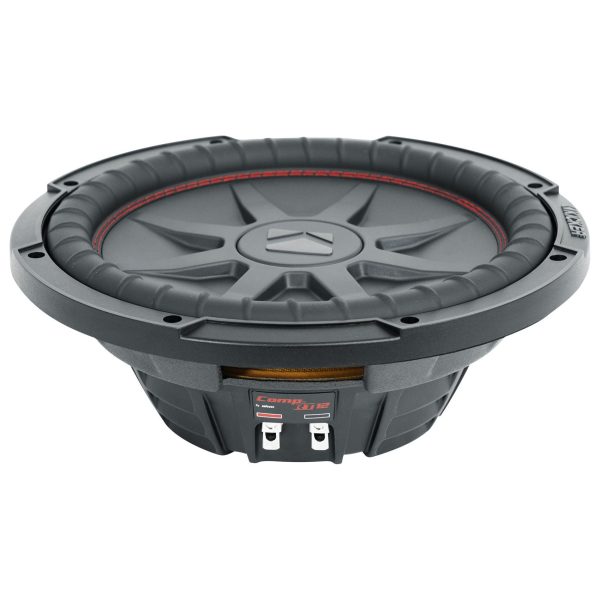 (2) Kicker 48CWRT124 COMPRT12 2000W 12  DVC 4-Ohm Shallow Car Subwoofers Subs Online