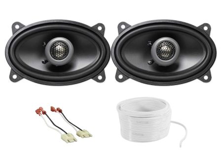 MB Quart Front Speaker Replacement+Waterproof Wire for 87-95 Jeep Wrangler Yj Supply