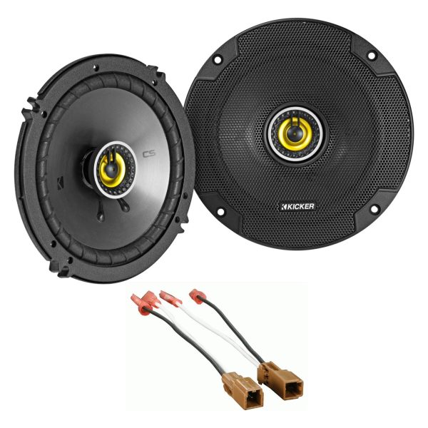 Kicker 46CSC Front 6.5  Speaker Replacement For 2002-2006 Nissan Altima Sedan Online Hot Sale