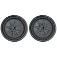 (2) Kicker 48CWRT124 COMPRT12 2000W 12  DVC 4-Ohm Shallow Car Subwoofers Subs Online