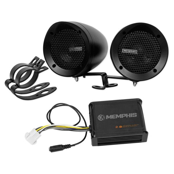 Memphis Audio Motorcycle Audio System Handlebar Speakers For Honda AC15 Sale