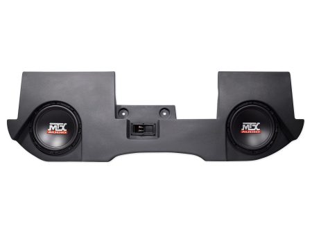 Dual 10  MTX Subwoofers+Sealed Enclosure Box For 2002-16 Dodge Ram Quad Crew Cab on Sale