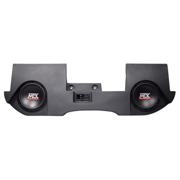 Dual 10  MTX Subwoofers+Sealed Enclosure Box For 2002-16 Dodge Ram Quad Crew Cab on Sale