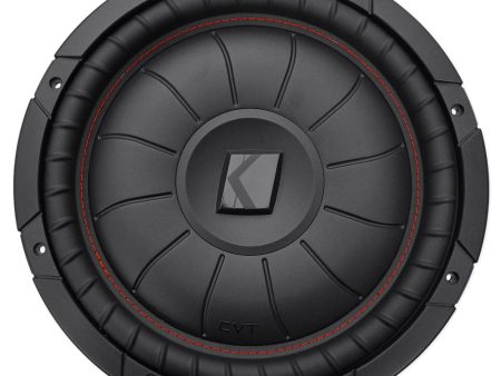 Kicker 43CVT124 COMPVT 800w 12  4-Ohm SVC Shallow Slim Car Subwoofer Sub CVT12-4 Hot on Sale