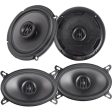 (2) MTX THUNDER65 6.5  240 Watt Car Coaxial Speakers+(2) THUNDER46 4x6  Speakers For Sale