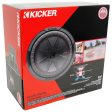 (2) Kicker 48CWR102 COMPR10 10  1600 Watt Subwoofers+Mono Amplifier+Amp Kit Sale