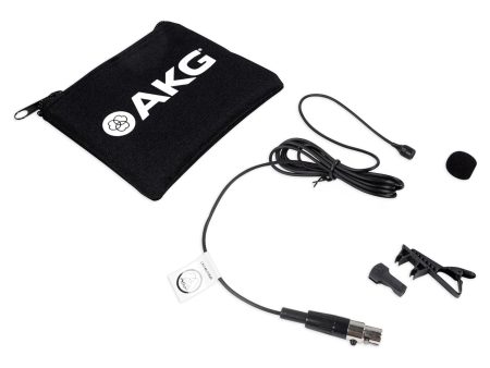 AKG C417 L Omnidirectional Clip on Lavalier Microphone XLR Mic + Windscreen Fashion