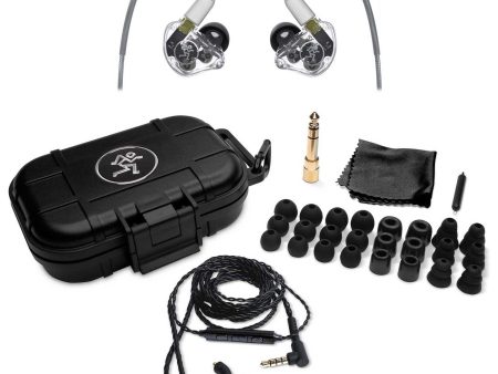 Mackie MP-320 Triple Dynamic Driver Professional In-Ear Monitors+Hard Case For Discount