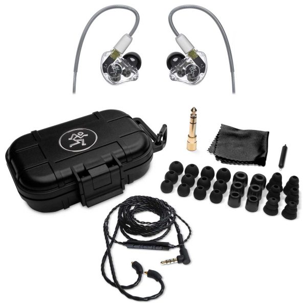 Mackie MP-320 Triple Dynamic Driver Professional In-Ear Monitors+Hard Case For Discount