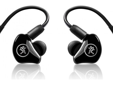 Mackie MP-220 Dual Dynamic Driver Professional In-Ear Monitors+Molded Carry Case Hot on Sale