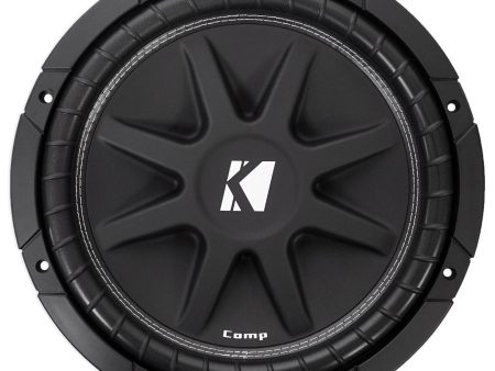 Kicker 43C124 Comp 12  300 Watt SVC 4-Ohm Car Audio Subwoofer Sub For Sale