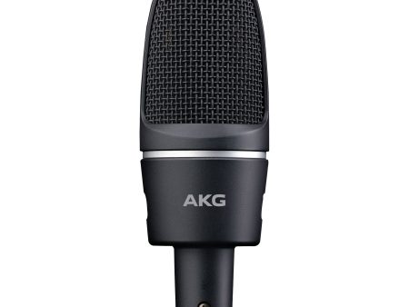 AKG C3000 Large Diaphragm Studio Recording Condenser Microphone Mic w Shockmount Supply