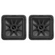 2) KICKER 45L7R124 12  2400w L7R Car Subwoofers Solo-Baric Subs L7R124 DVC 4-ohm For Discount