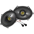 Kicker 6x8  Front Factory Speaker Replacement Kit For 2004-2008 Ford F-150 Online Sale