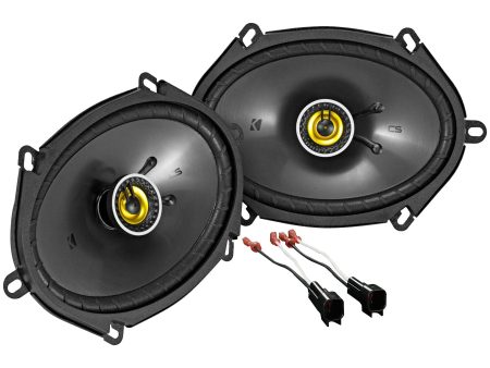 Kicker 6x8  Front Factory Speaker Replacement Kit For 2004-2008 Ford F-150 Online Sale