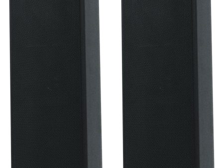 (2) Rockville WET ARRAY 5 BLACK Line Array Speakers For church School Auditorium Discount