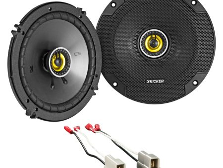 Kicker 46CSC Front Door 6.5  Speaker Replacement Kit For 2002-2005 Subaru WRX For Sale