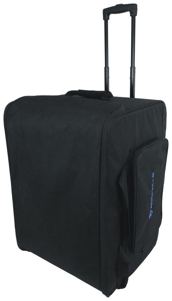 Rockville SB12 v2 Rolling Travel Bag w Wheels For Most 12  DJ PA Speakers+Stands Sale