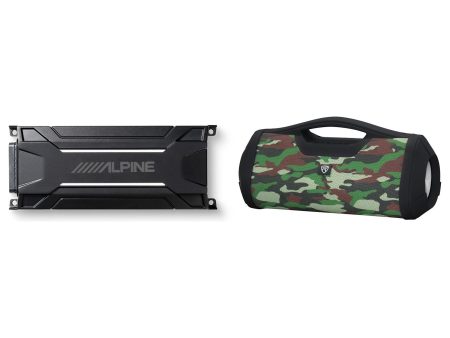 ALPINE KTA-30FW 600 Watt 4-Channel Amplifier Amp For RZR ATV UTV Cart+Boombox on Sale