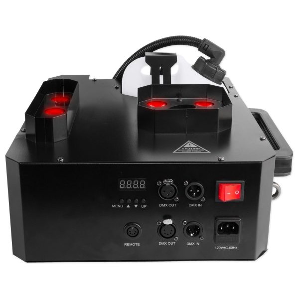 Chauvet DJ GEYSER P7 DMX Fog Machine Fogger, RGBA+UV LED Effects+Wireless Remote Supply